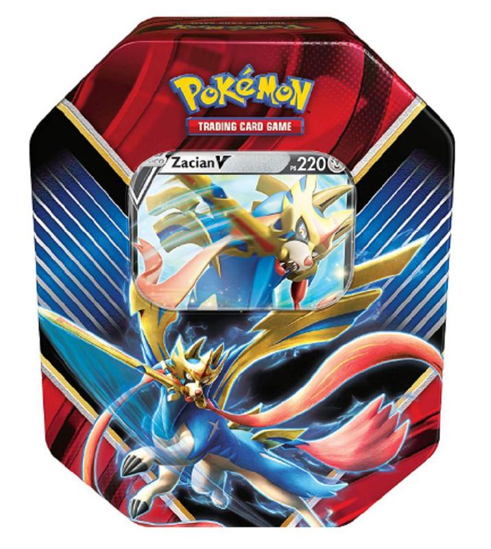 Lata Pokémon Zacian V Lendas De Galar Original - Copag - Deck de